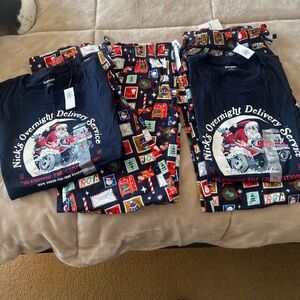 Old Navy Two Pajama Sets - Navy and Multicolor